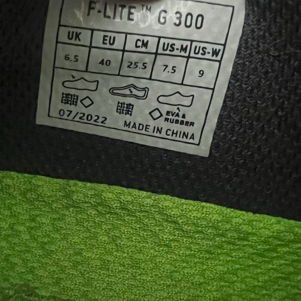 Inov-8 F-Lite G 300 Mens 7.5‎ Womens 9 White Grey Graphene Training Shoes - Picture 7 of 7